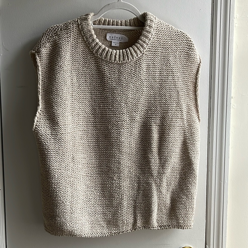 Velvet by Graham & Spencer cropped vest